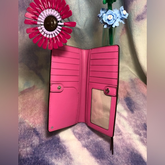 Kate spade pink on pink snap wallet - Picture 12 of 12